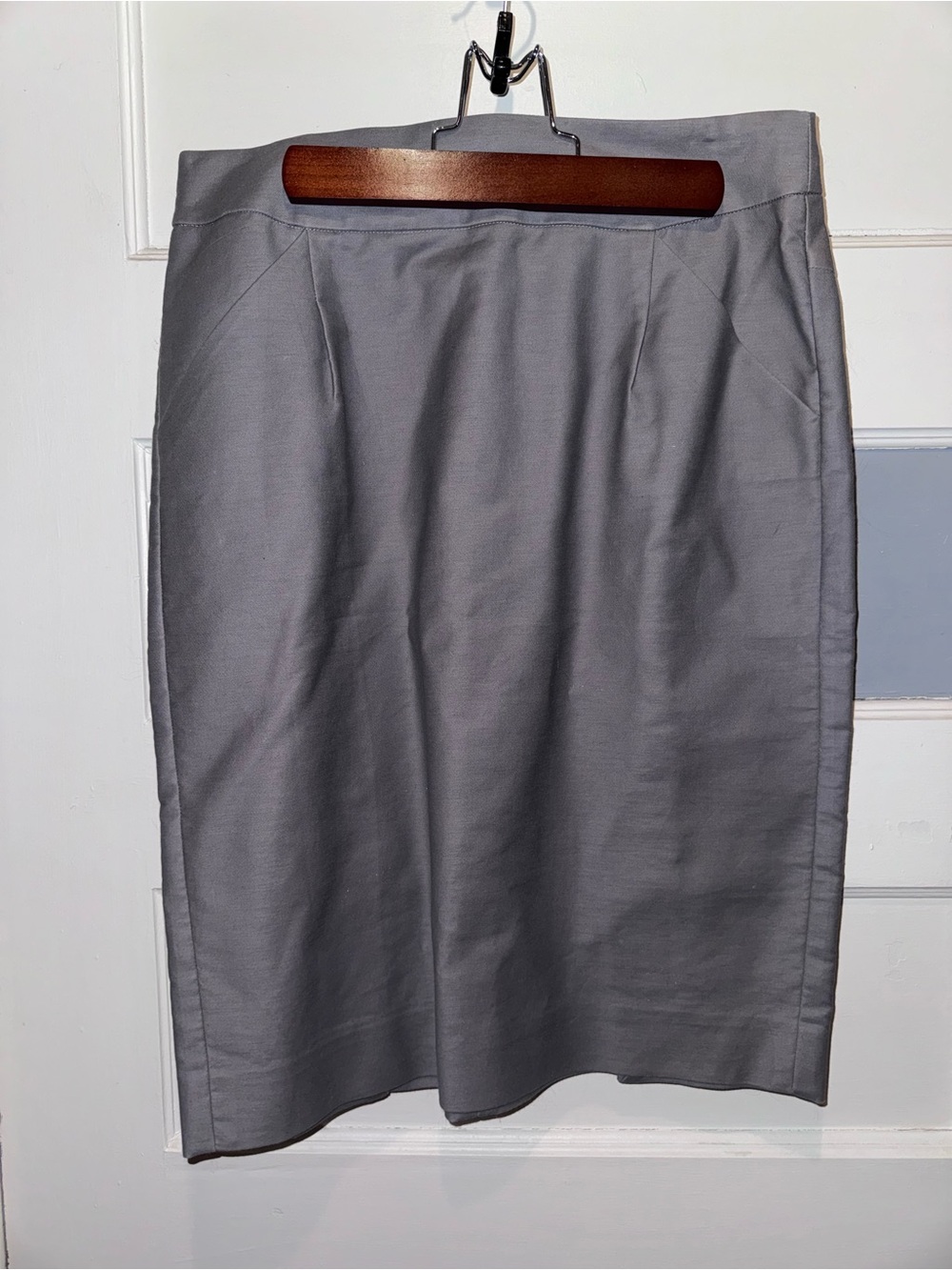J. Crew Gray Pencil Skirt
